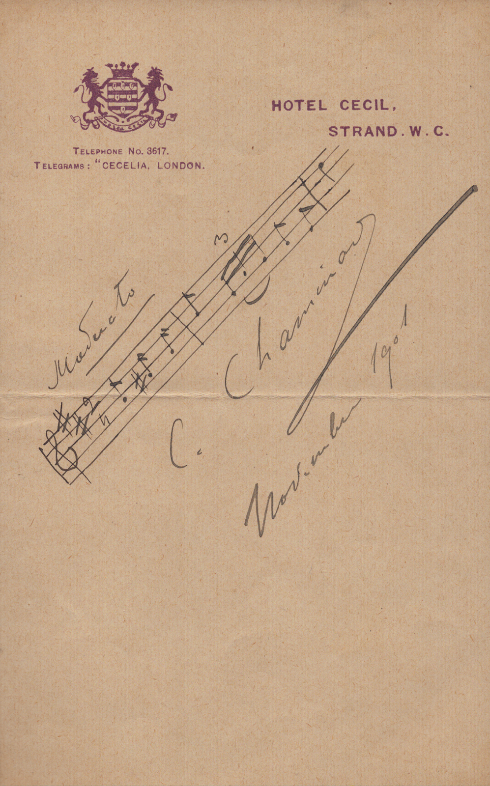 Autograph 1901 London